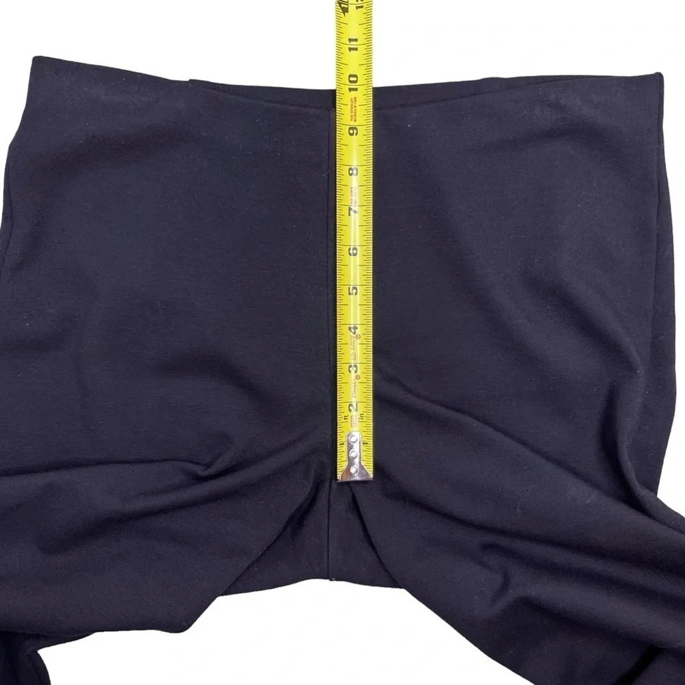 Eileen Fisher Black Ponte Knit Pull-On Elastic Waist Pant Size Small - Picture 3 of 9